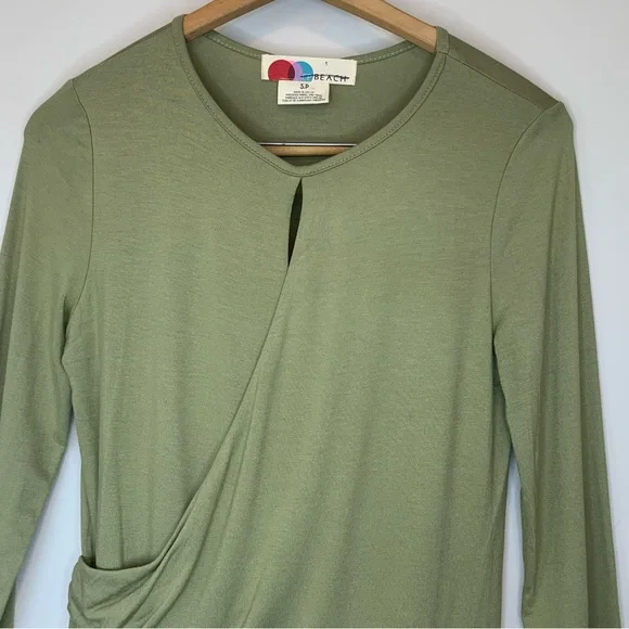 Free People FP Beach Vance Wrap Mini Dress y2k Size Small - Picture 4 of 11